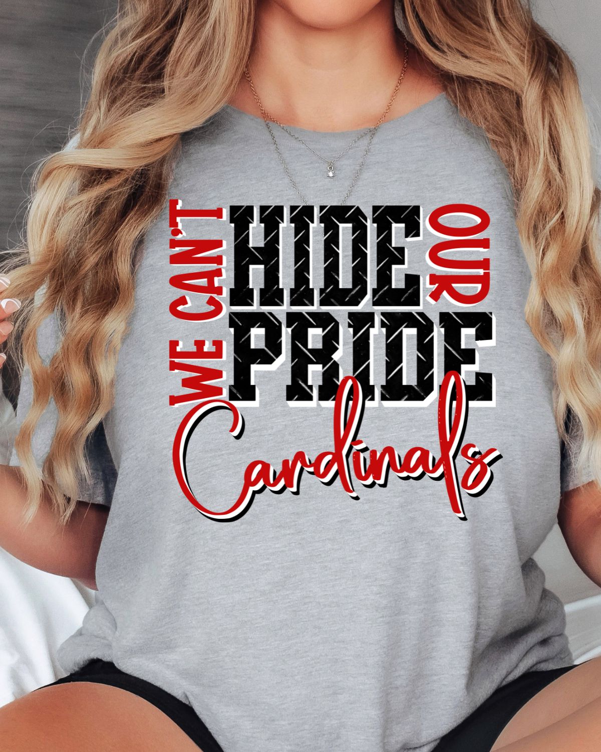 We Can't Hide Our Pride Cardinals DTF Transfer