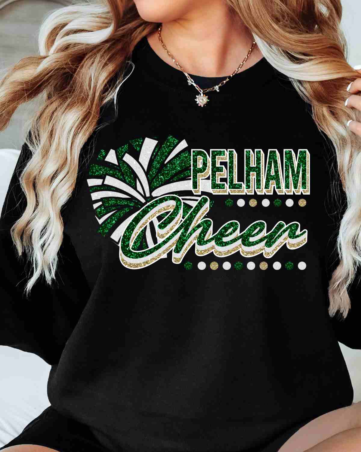 Pelham Cheer Pom with Dots DTF Transfer