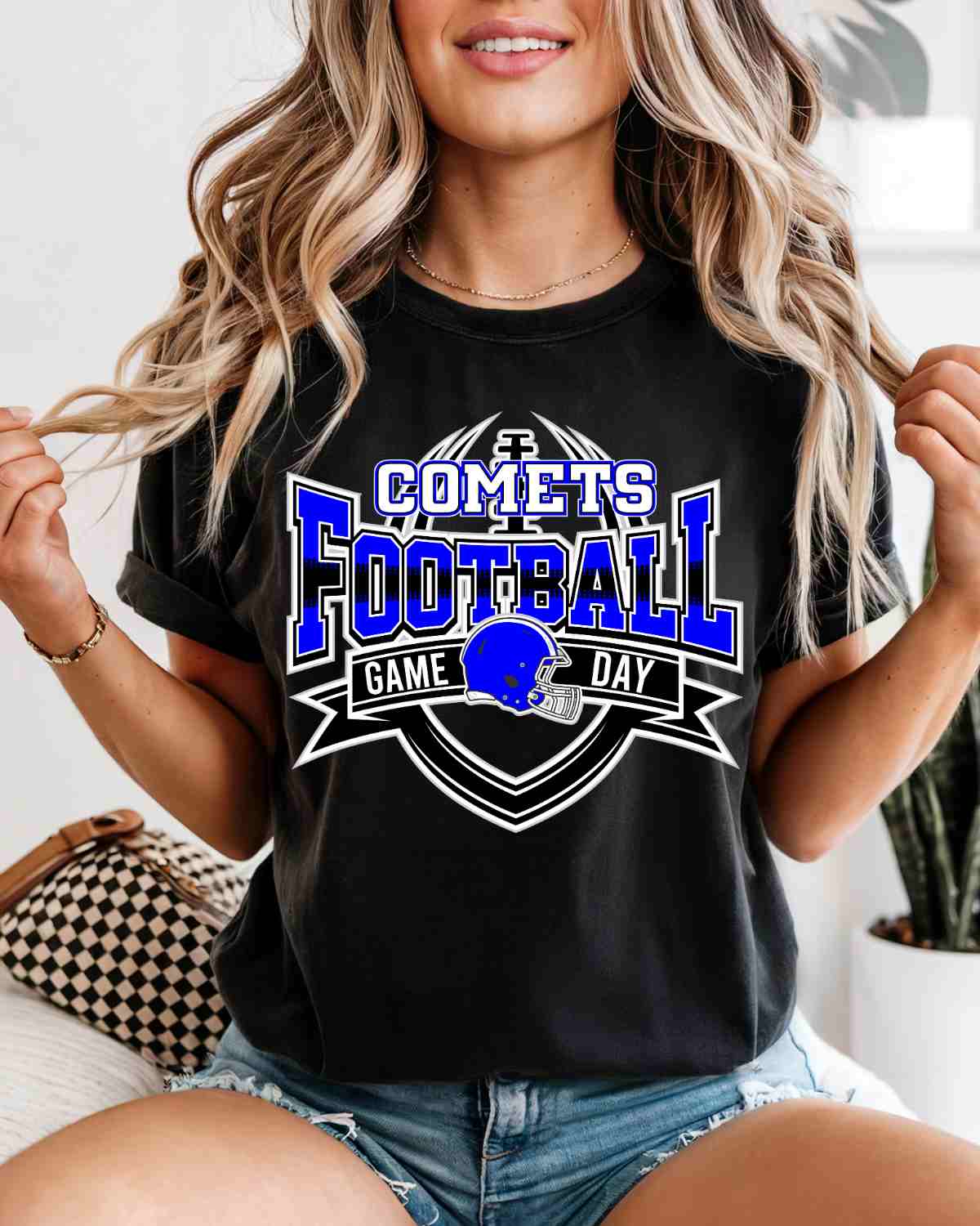 Comets Football Game Day Banner DTF Transfer