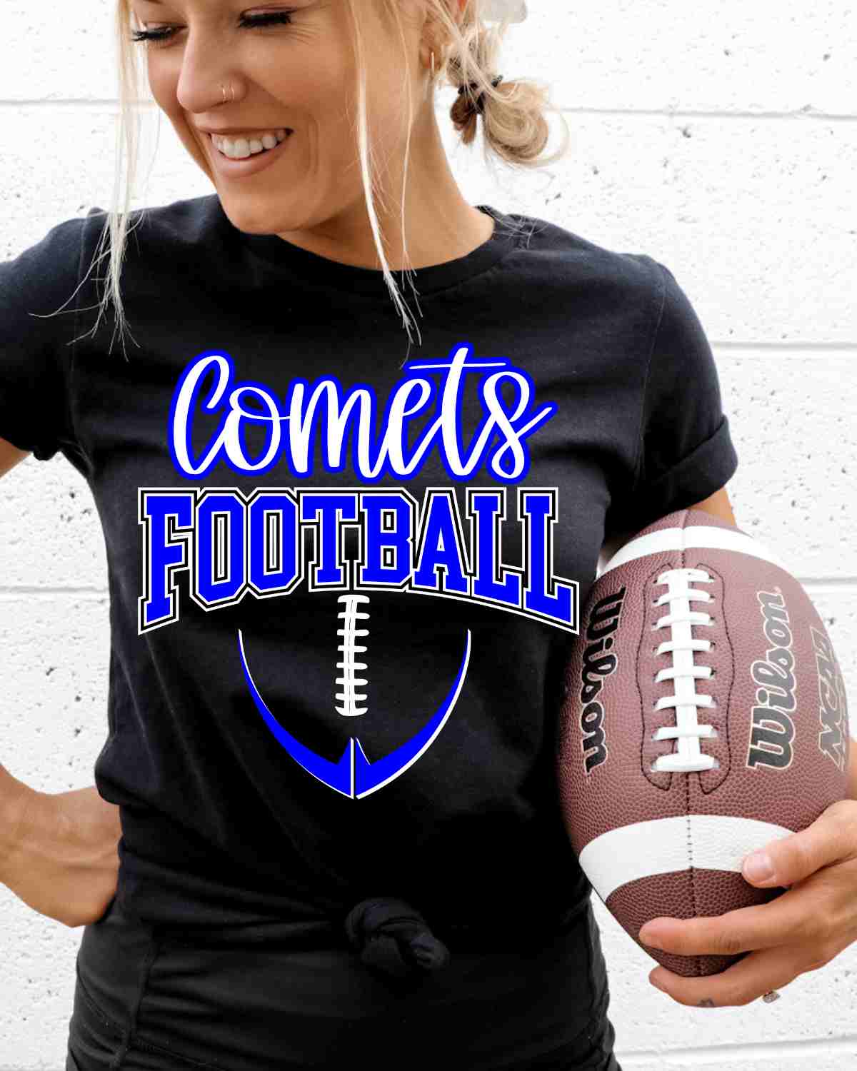 Comets Half Football DTF Transfer