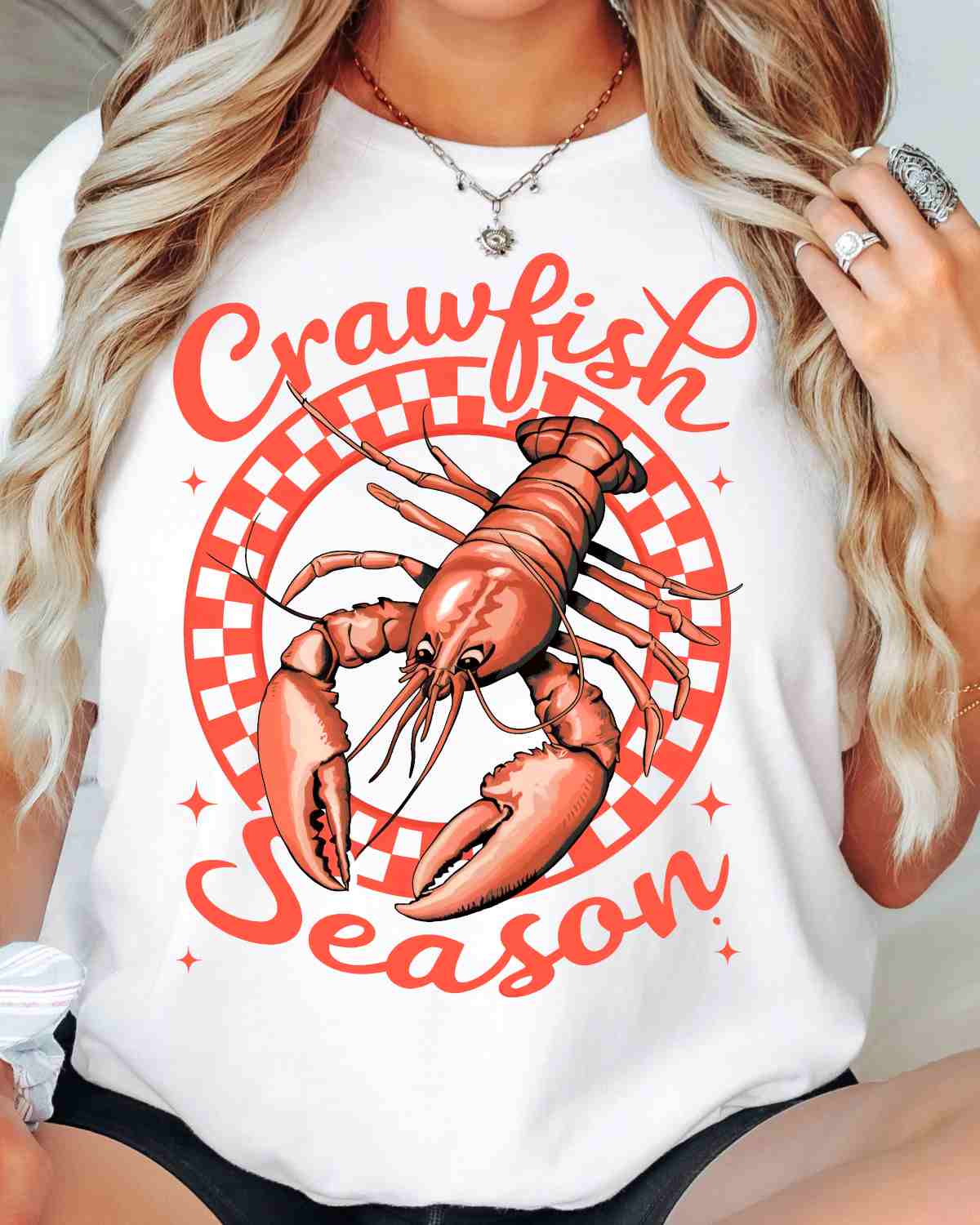 Crawfish Season Circle DTF Transfer