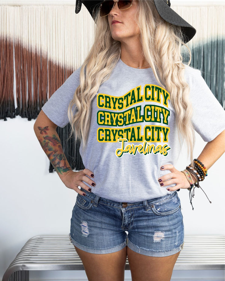 Crystal City Javelinas Swerve Word DTF Transfer