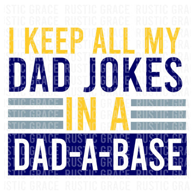 Dad Jokes Dad a Base Digital Download