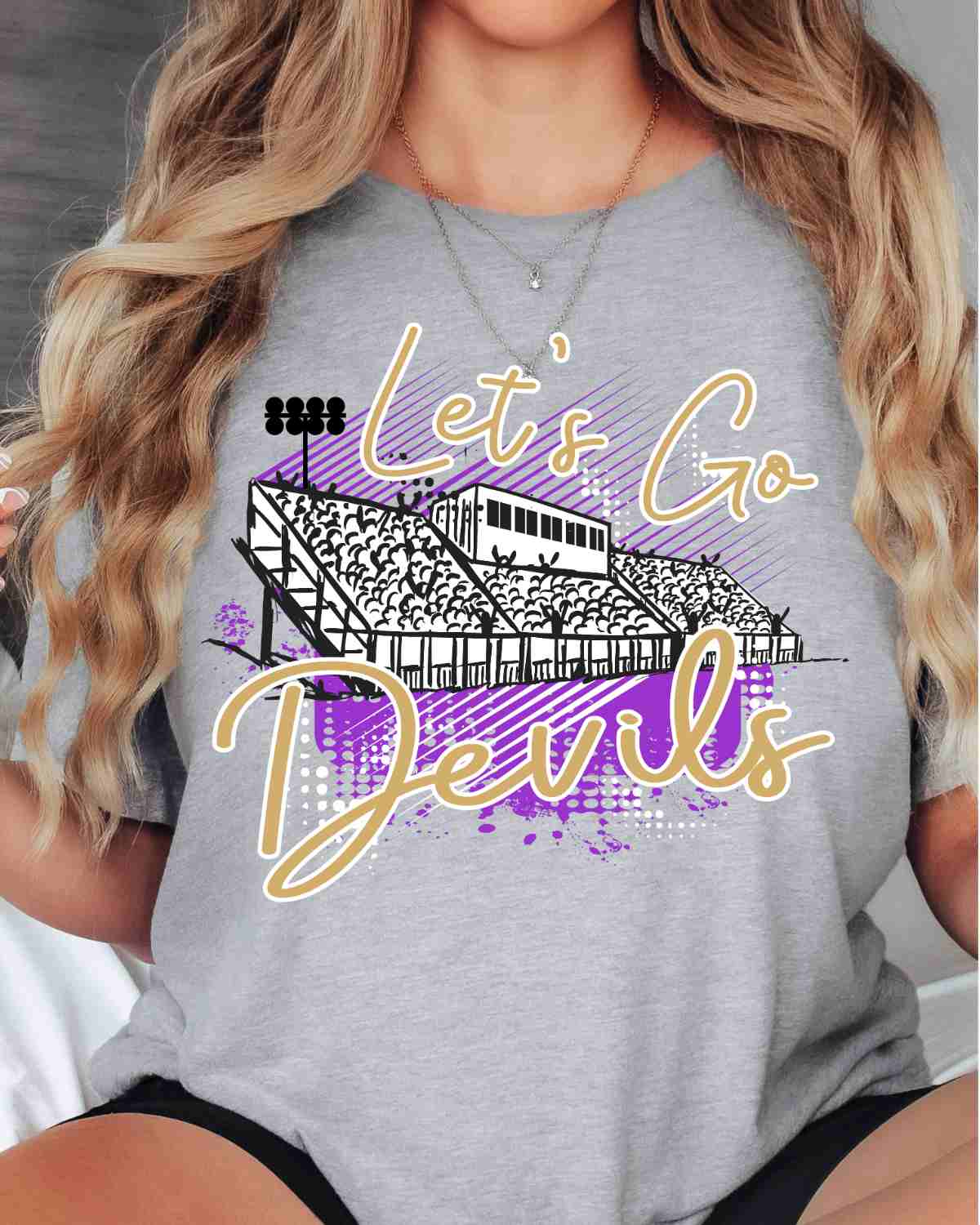 Let's Go Devils Stadium DTF Transfer