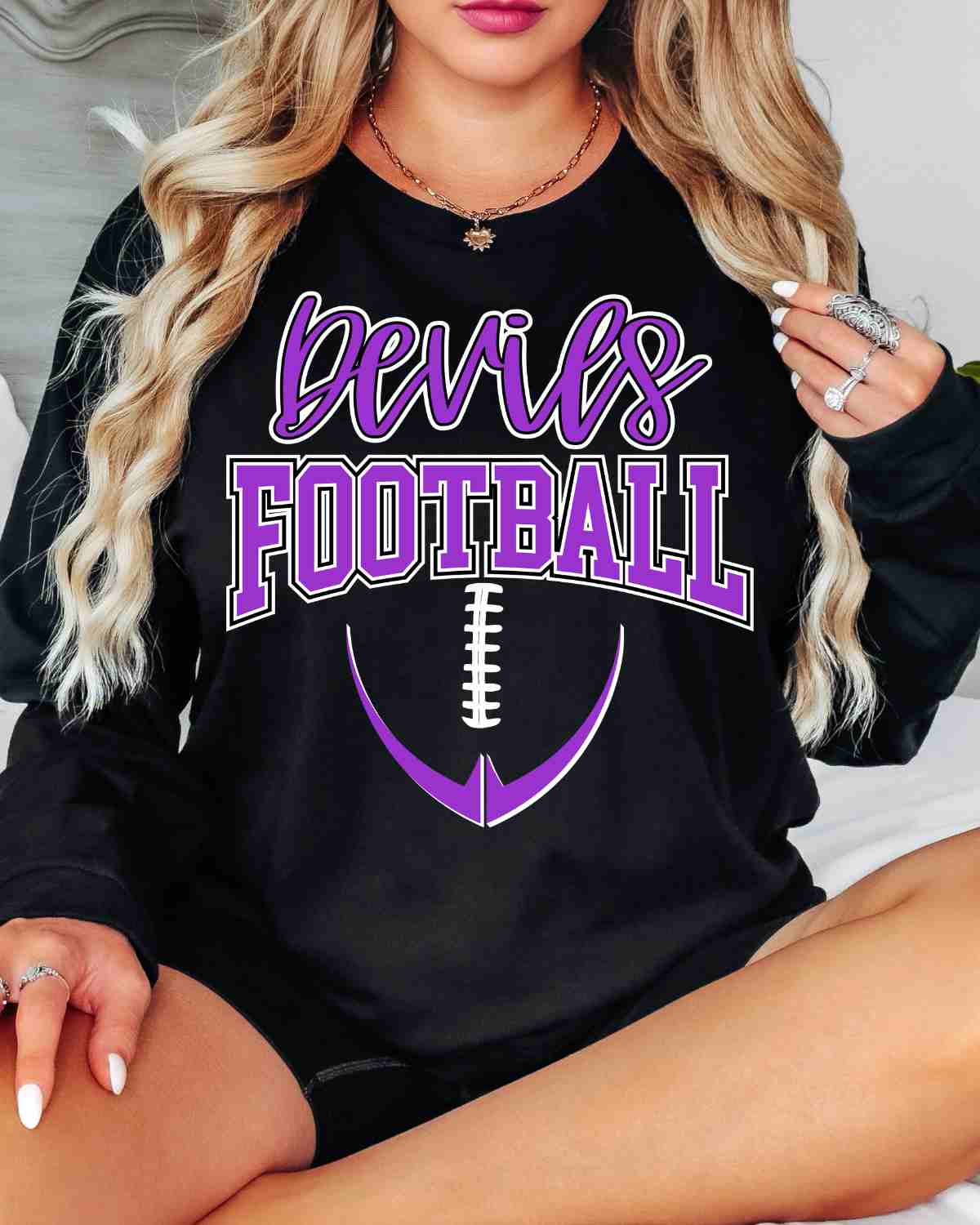 Devils Half Football DTF Transfer