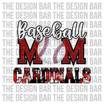 Baseball Mom Cardinals Digital Download