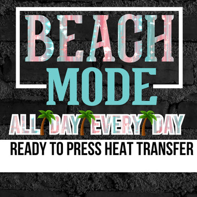 Beach Mode DTF Transfer