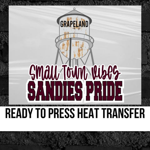Small Town Vibes Sandies Pride Tower DTF Transfer
