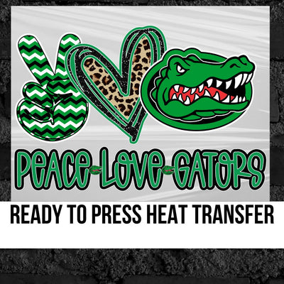 Peace Love Gators Transfer