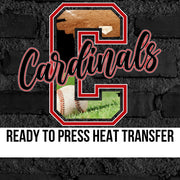 Cardinals Baseball Photo Letter DTF Transfer