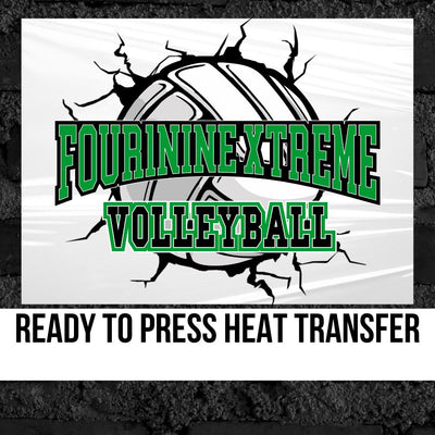 Four1Nine Xtreme Volleyball Break Through DTF Transfer