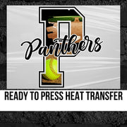 Panthers Softball Photo Letter DTF Transfer
