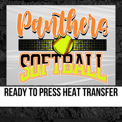 Panthers Softball DTF Transfer