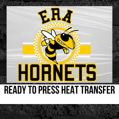 Era Hornet Checkered Circle Banner with Logo DTF Transfer