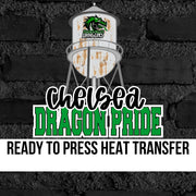 Chelsea Dragon Pride Water Tower DTF Transfer