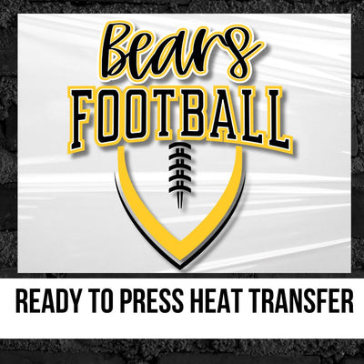 Bears Football Outline DTF Transfer