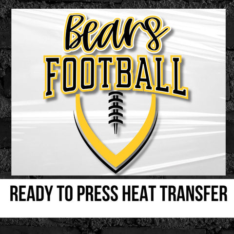 Bears Football Outline DTF Transfer