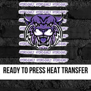 Hydro-Eakly Bobcats Stripes DTF Transfer