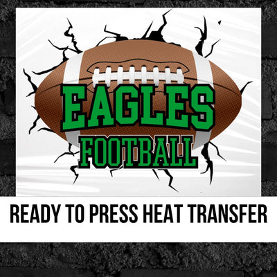 Eagles Football Break Through DTF Transfer