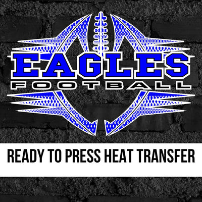 Eagles Football Halftone DTF Transfer