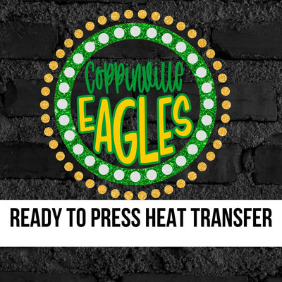 Coppinville Eagles Spirit Circle DTF Transfer