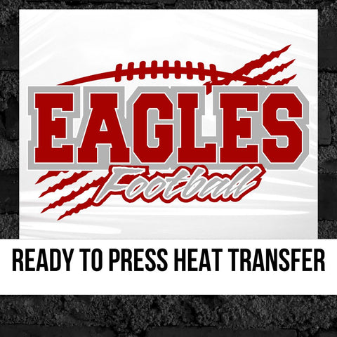 Eagles Football with Claws DTF Transfer