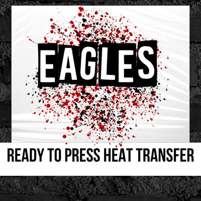 Eagles Splatter Dots DTF Transfer