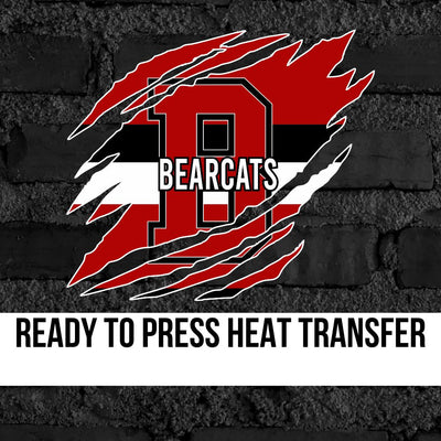 Bearcats Swash Claw Mark DTF Transfer