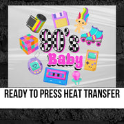 90's Baby Icons DTF Transfer