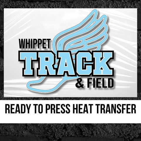 Whippet Track & Field Wing Shoe DTF Transfer