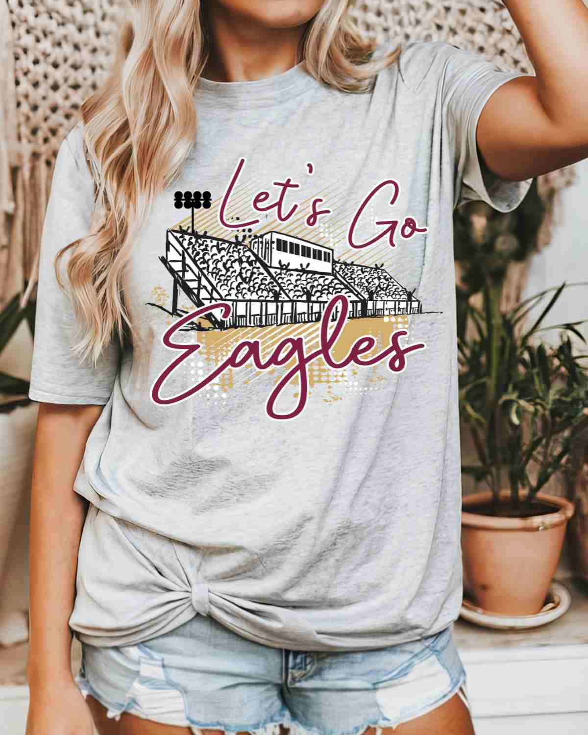 Let's Go Eagles Stadium DTF Transfer