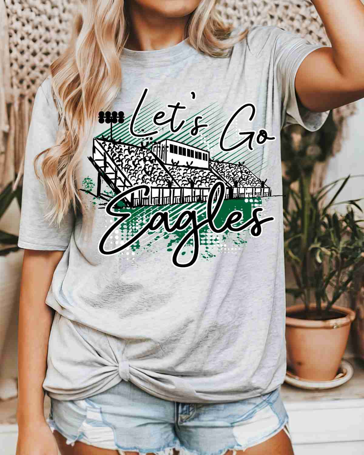 Let's Go Eagles Stadium DTF Transfer