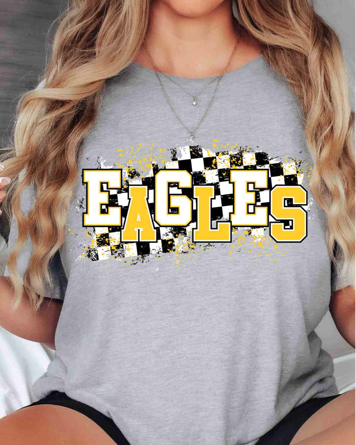 Eagles Checkered Swash DTF Transfer