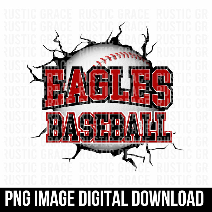 Eagles Baseball Break Through Digital Download
