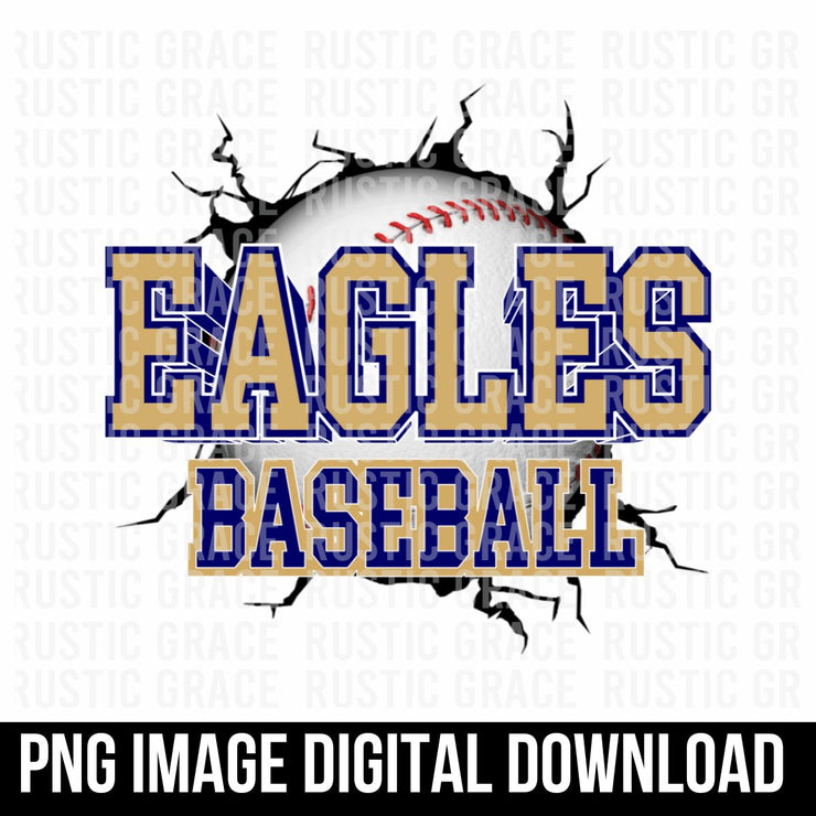 Eagles Baseball Break Through Digital Download