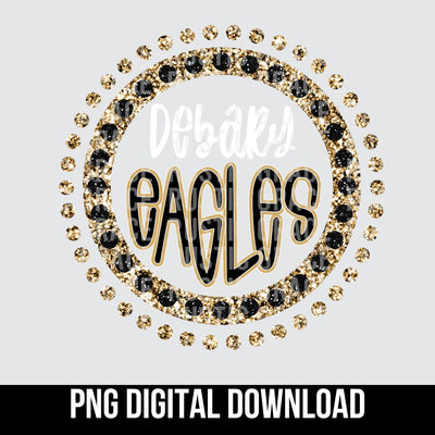 Debary Eagles Spirit Circle Dot Digital Download