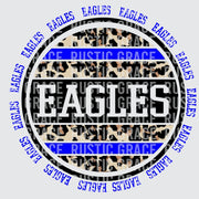 Eagles Leopard Print Circle Digital Download