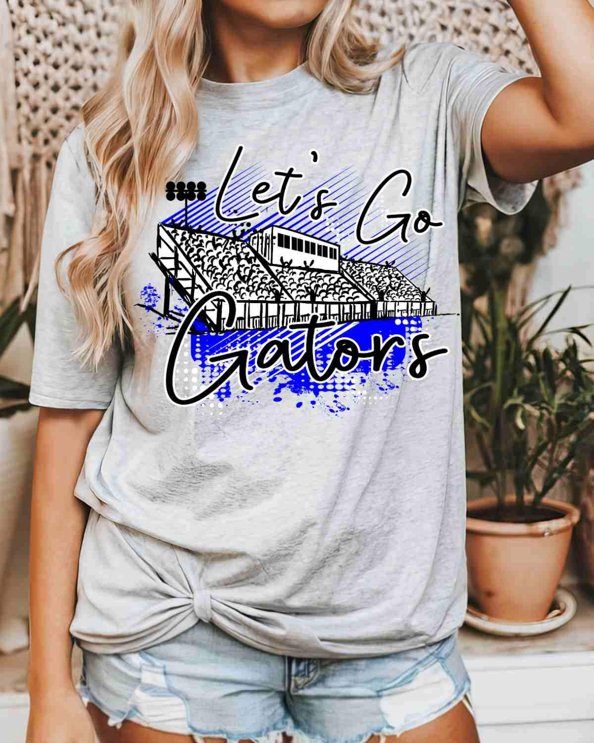 Let's Go Gators Stadium DTF Transfer