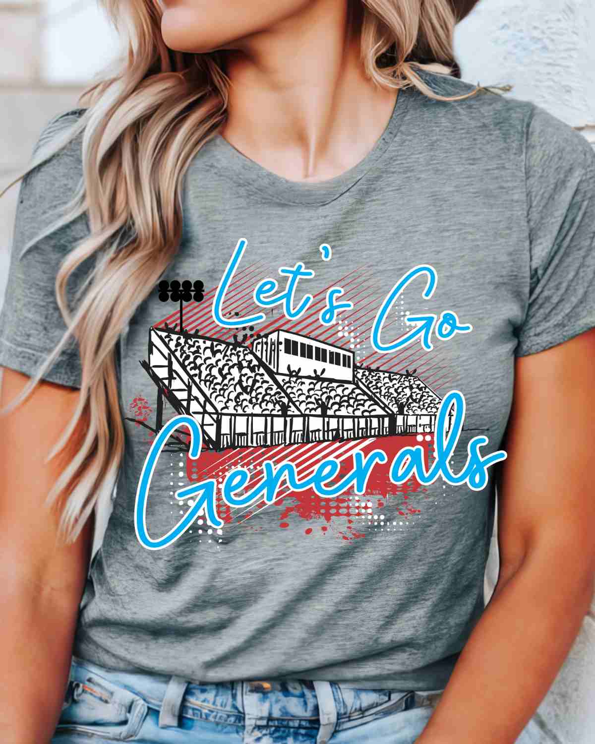 Let's Go Generals Stadium DTF Transfer