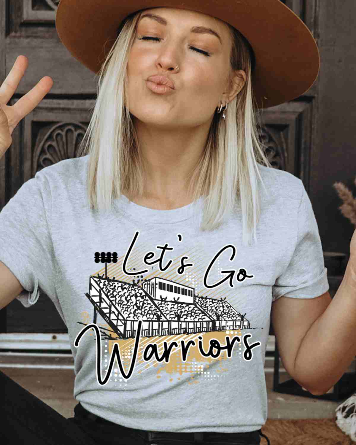 Let's Go Warriors Stadium DTF Transfer