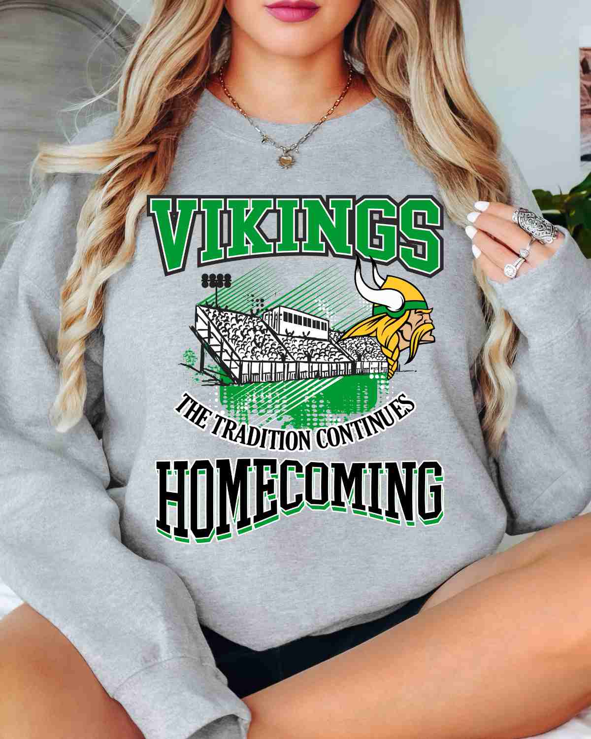 Vikings Homecoming Tradition DTF Transfer