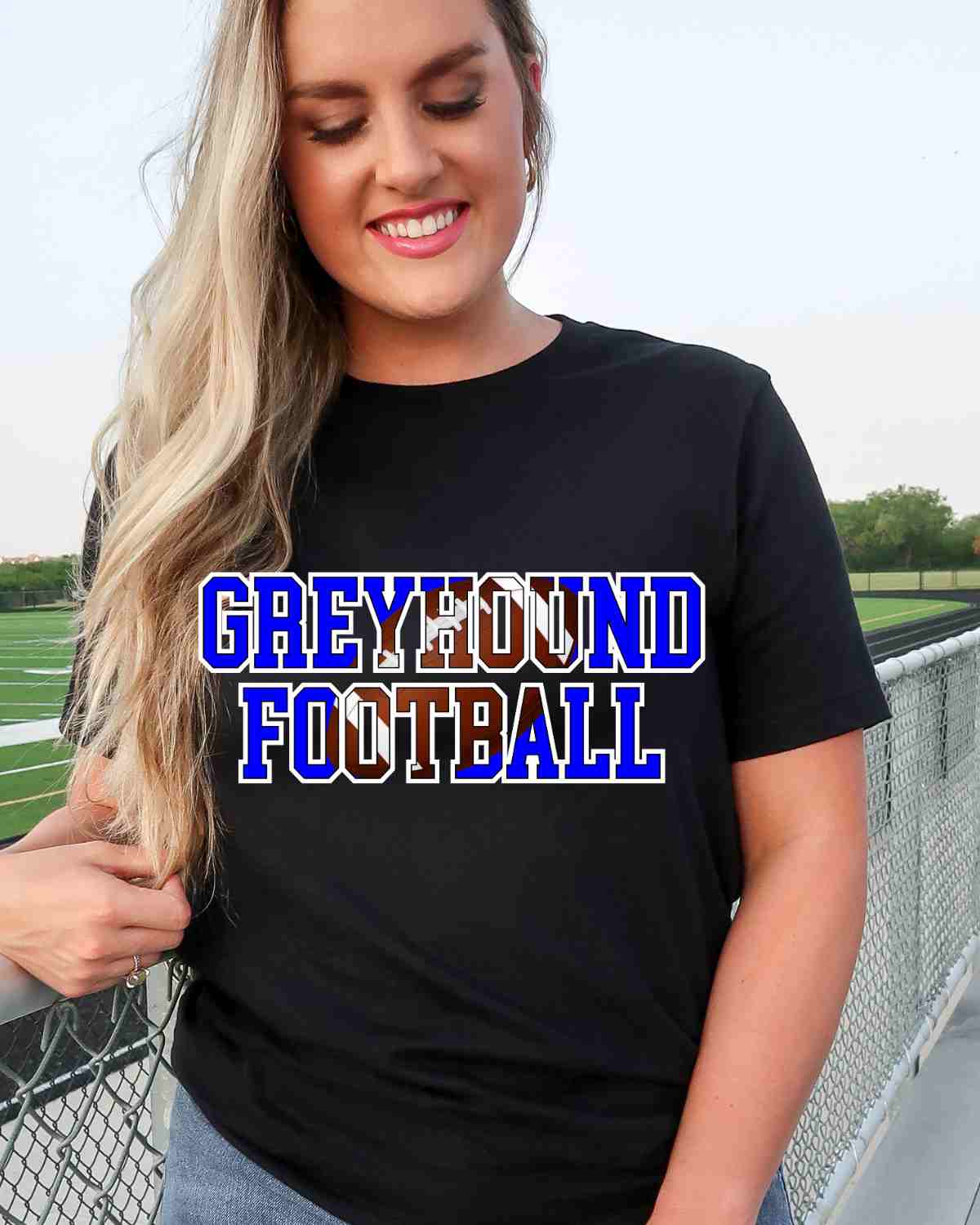 Greyhound Football Words DTF Transfer