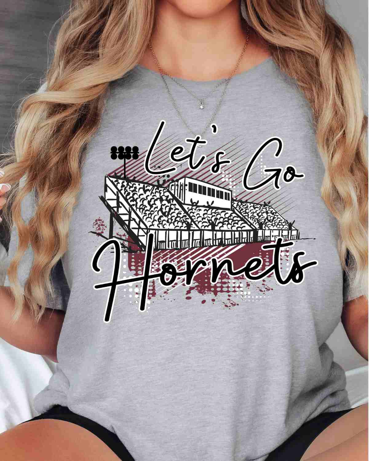 Let's Go Hornets Stadium DTF Transfer