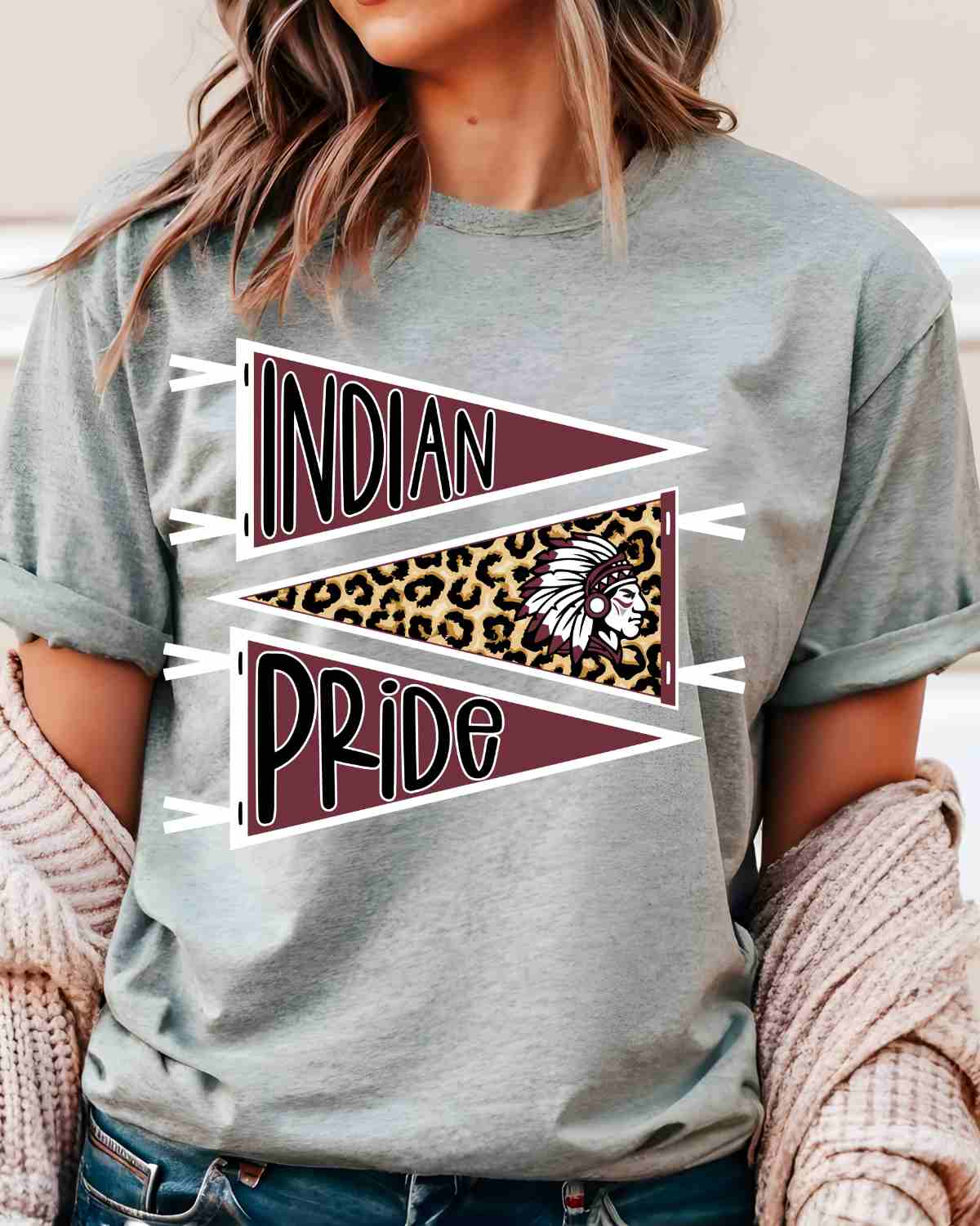 Indian Pride Pennants DTF Transfer