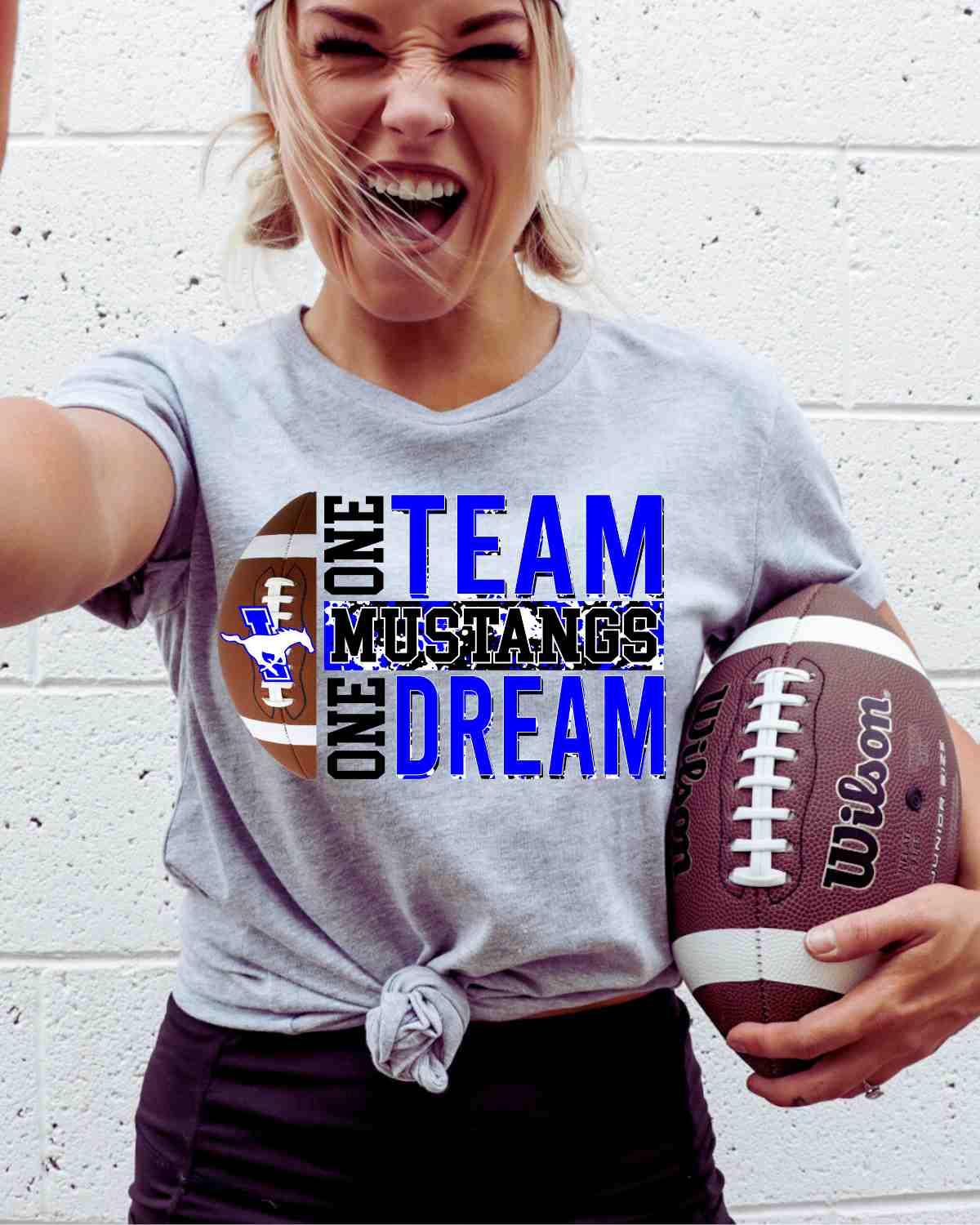 One Team One Dream Ingleside Mustangs Football DTF Transfer