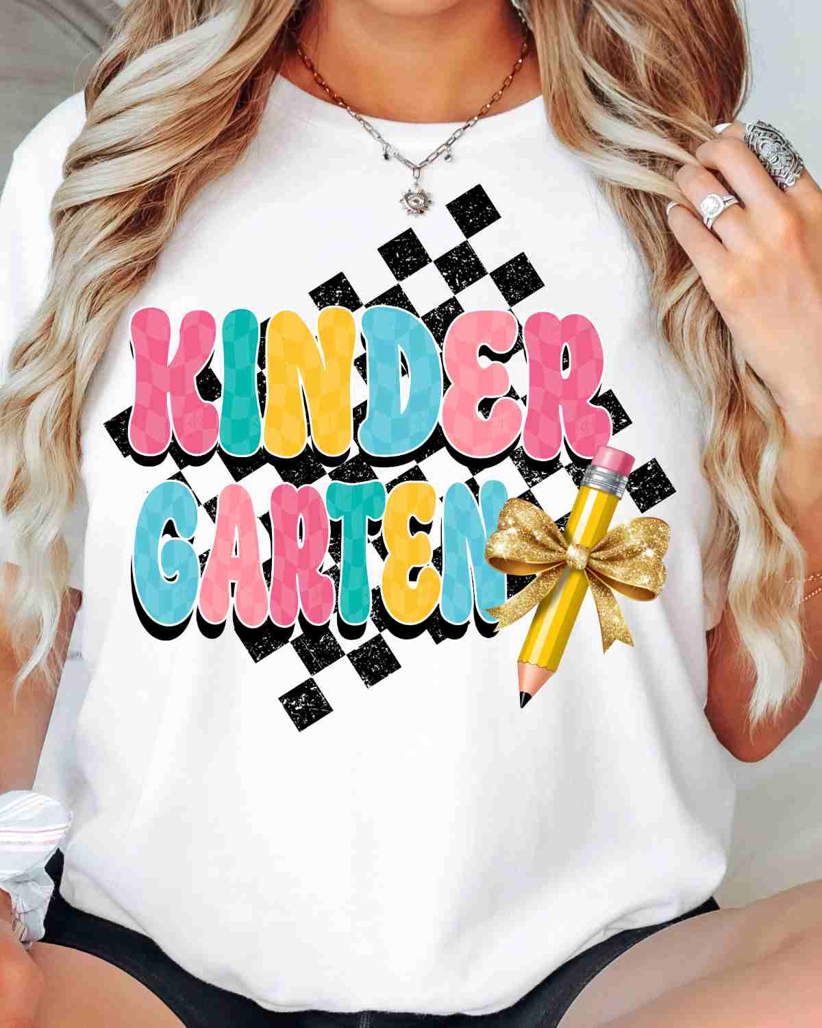 Grade Checkered DTF Transfer - Rustic Grace Heat Transfer Company