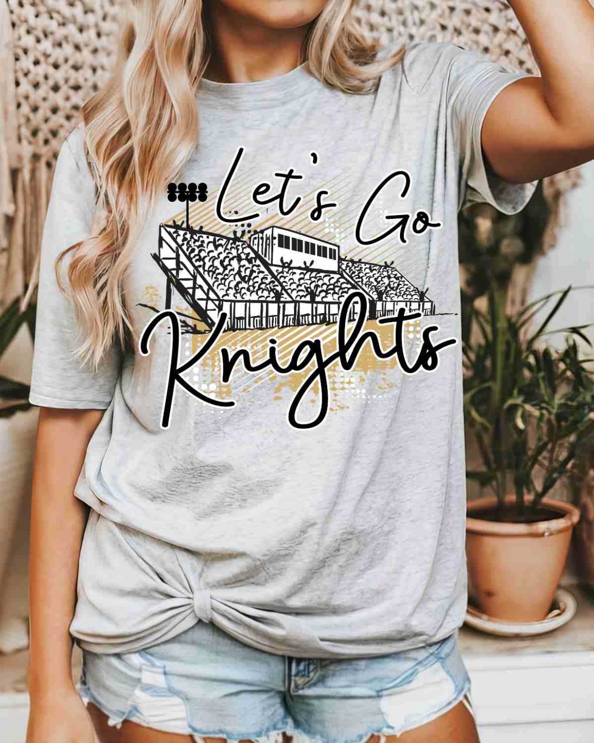 Let's Go Knights Stadium DTF Transfer