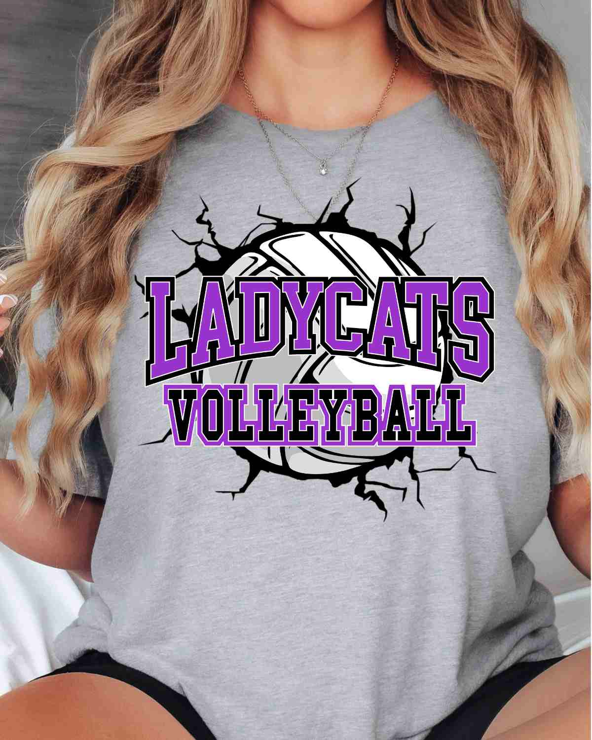 Ladycats Volleyball Break Through DTF Transfer