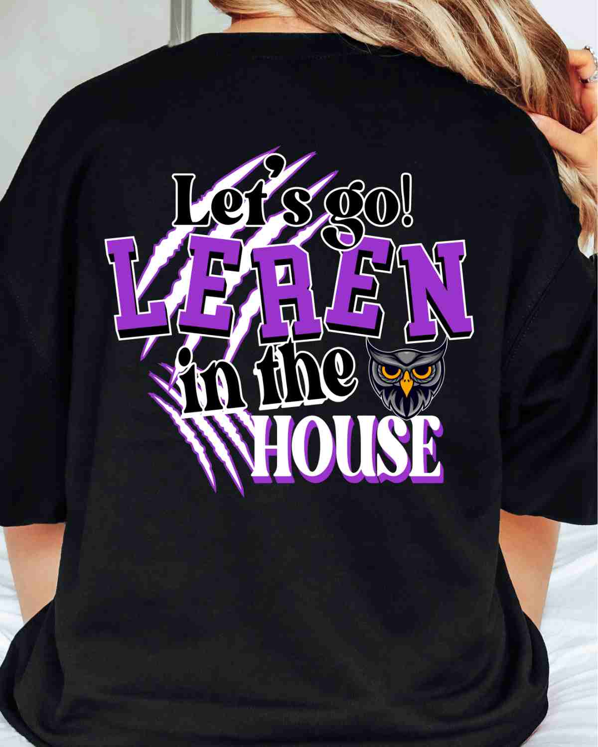 Let's Go Leren in the House DTF Transfer