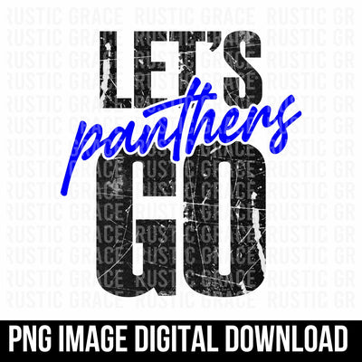 Let's Go Panthers Digital Download